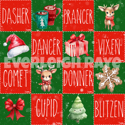 Reindeer checkered
