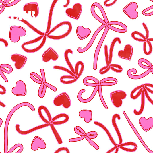 Valentine Bow Hearts