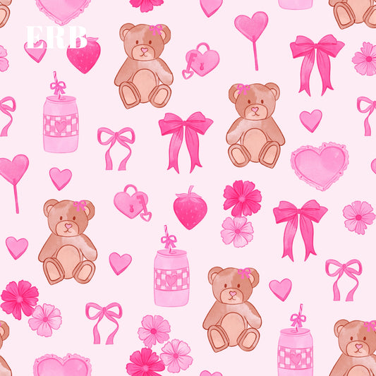 Watercolor coquette Bears