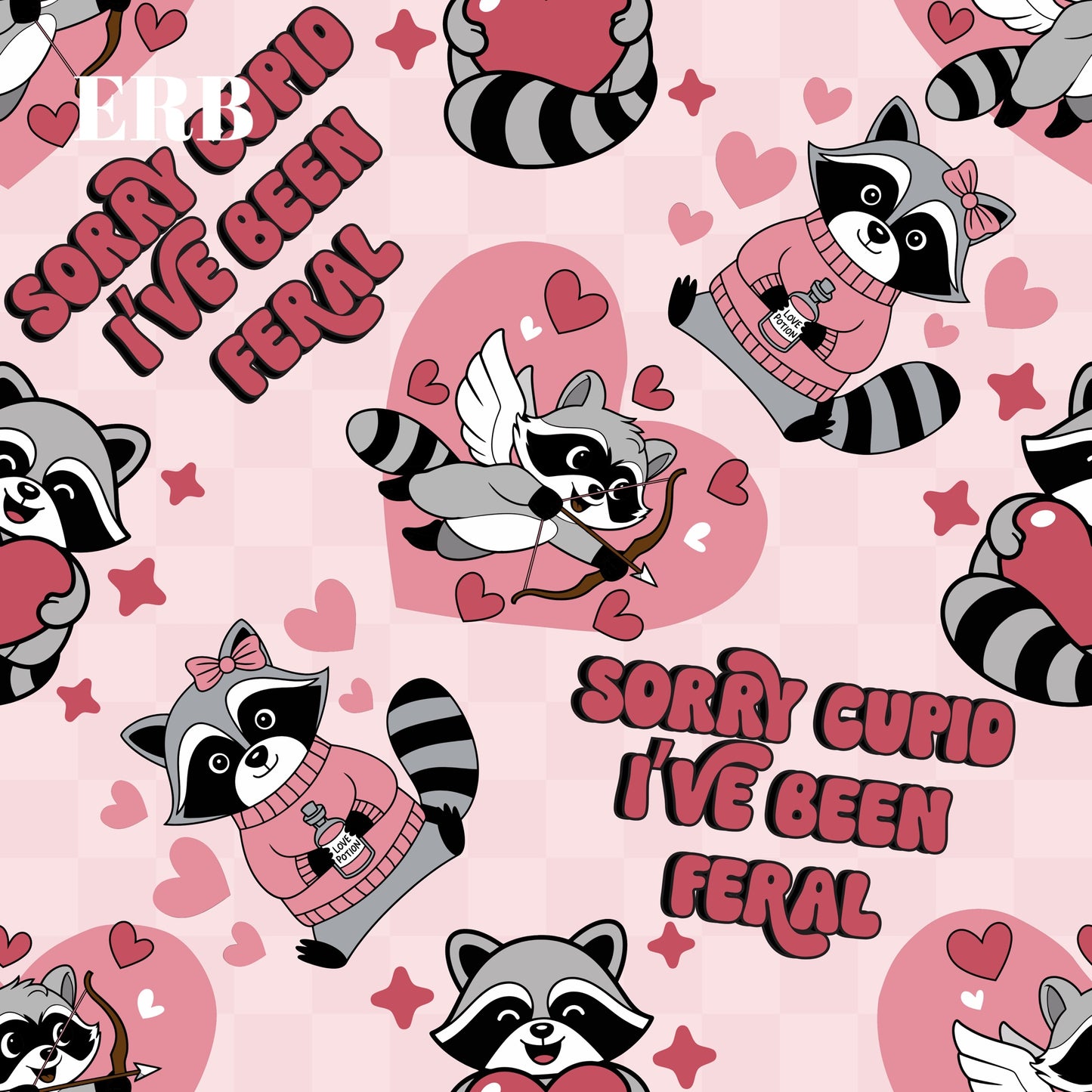 Valentine raccoon