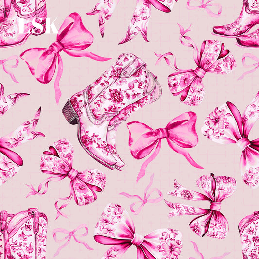 Western Floral Bows-2