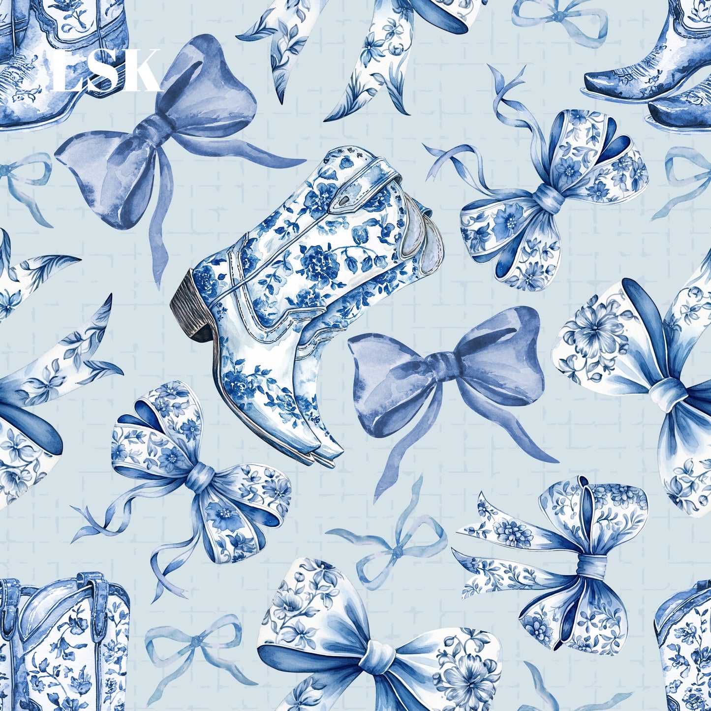 Western Floral Bows-1