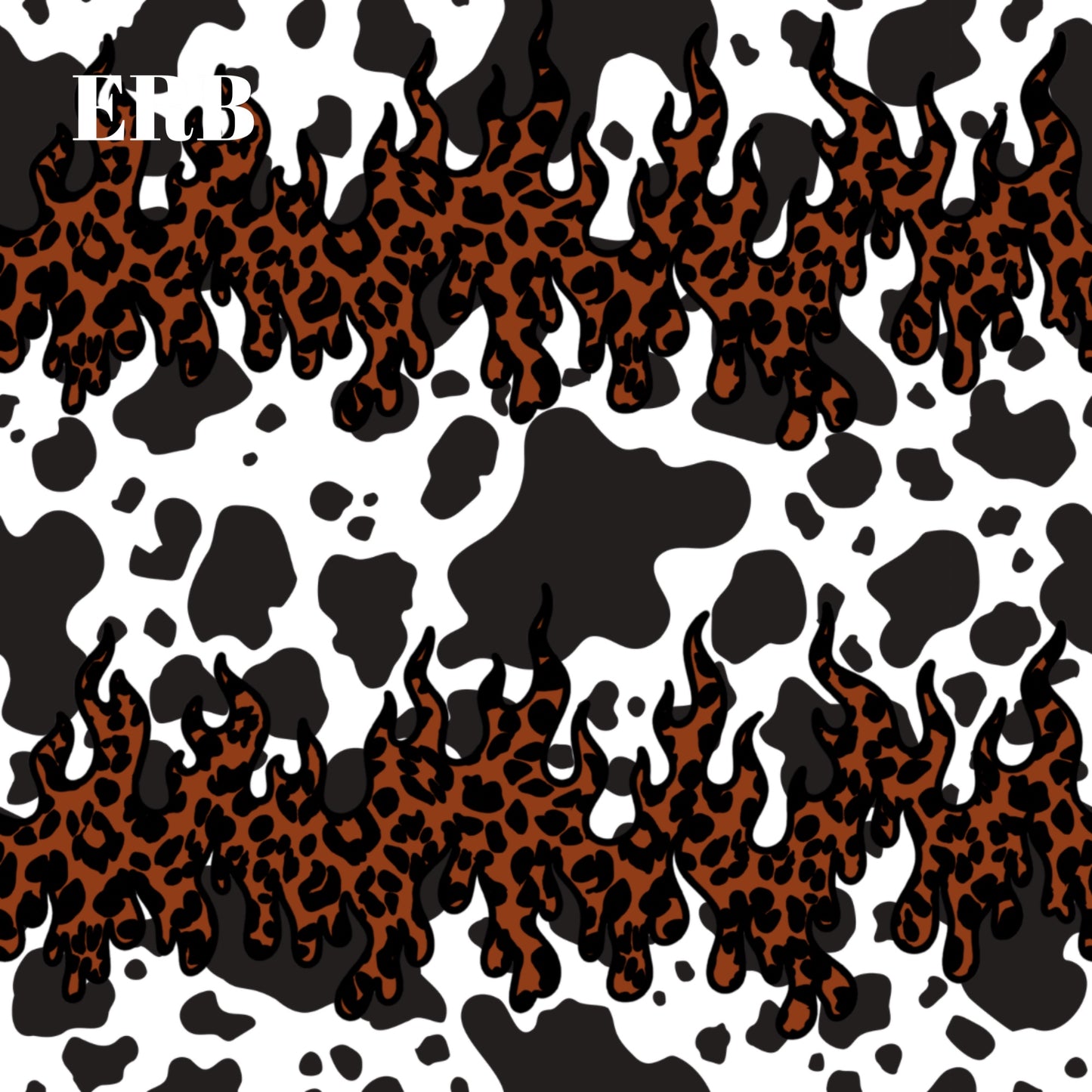 Cheetah Cow flames