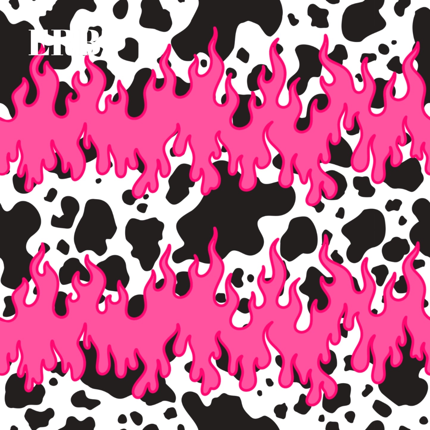 Pink Cow flames
