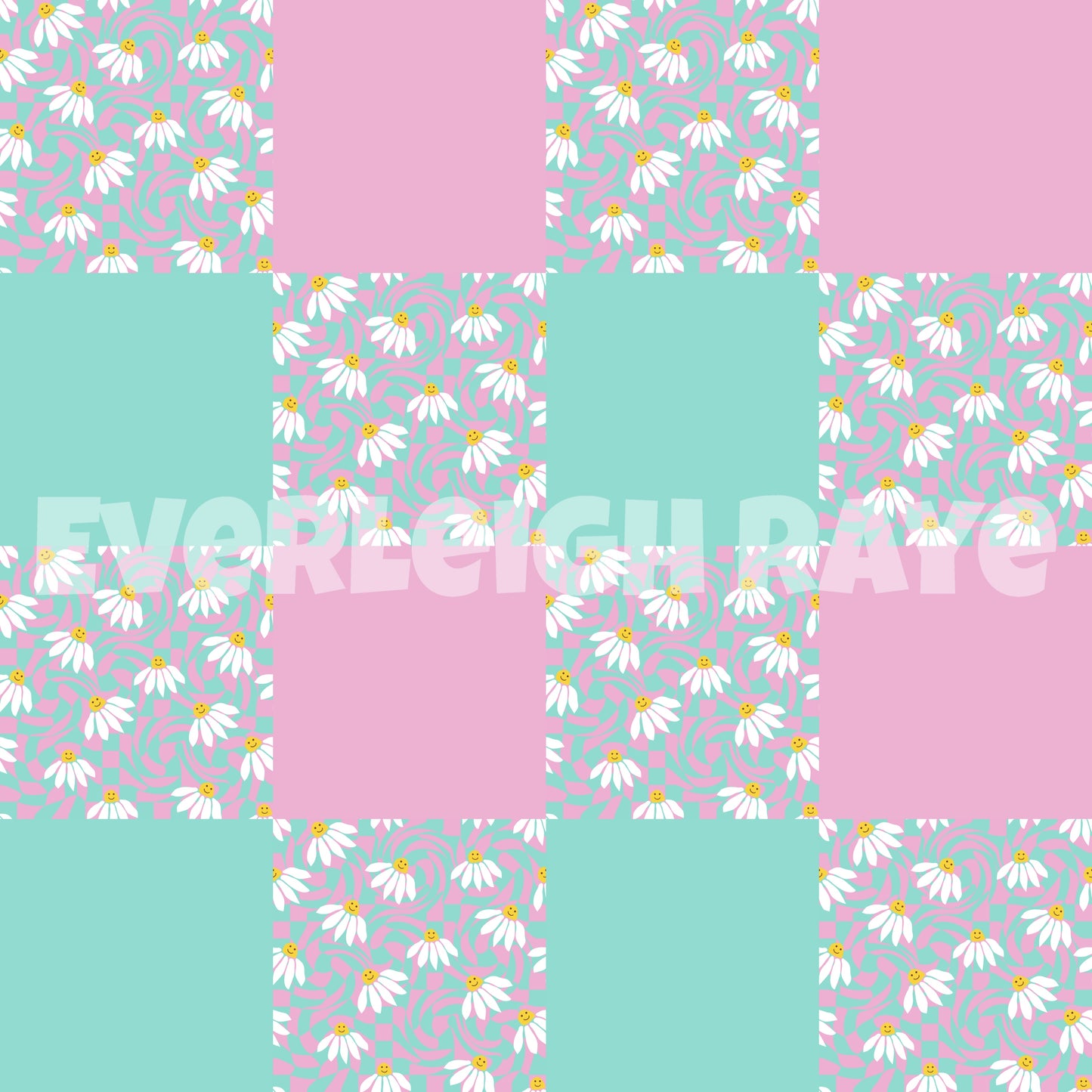 Lsk Floral checkered