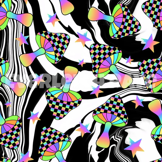 Neon Mushrooms