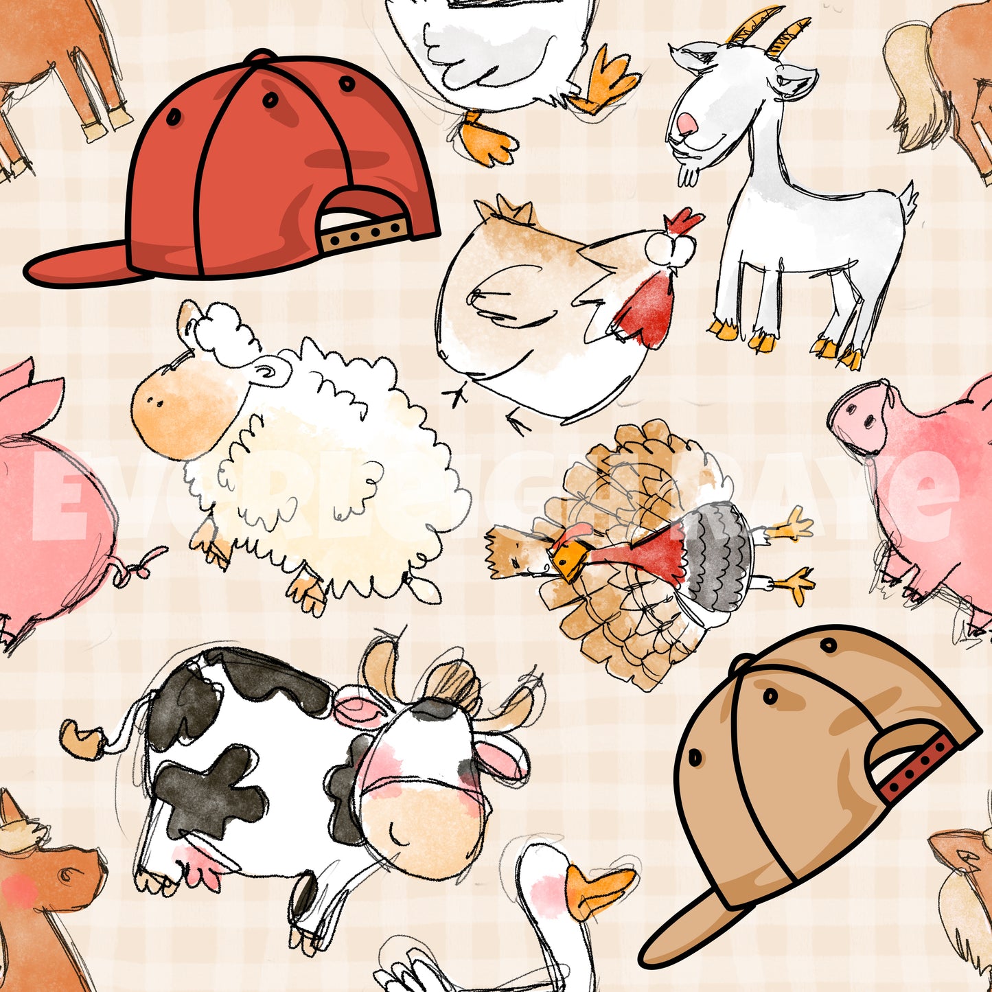 Farm Animal hats