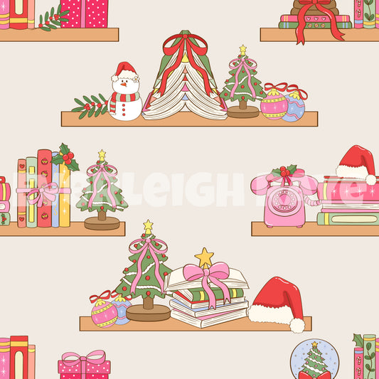 Christmas shelves