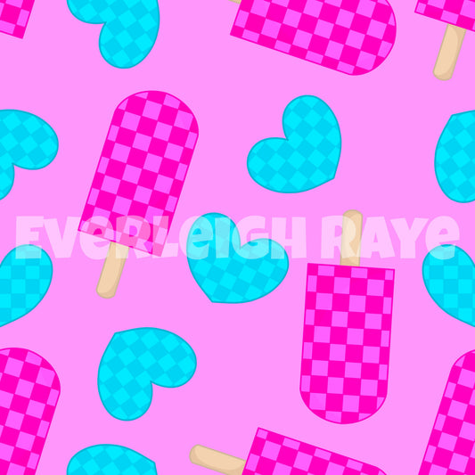 Checkered popsicles