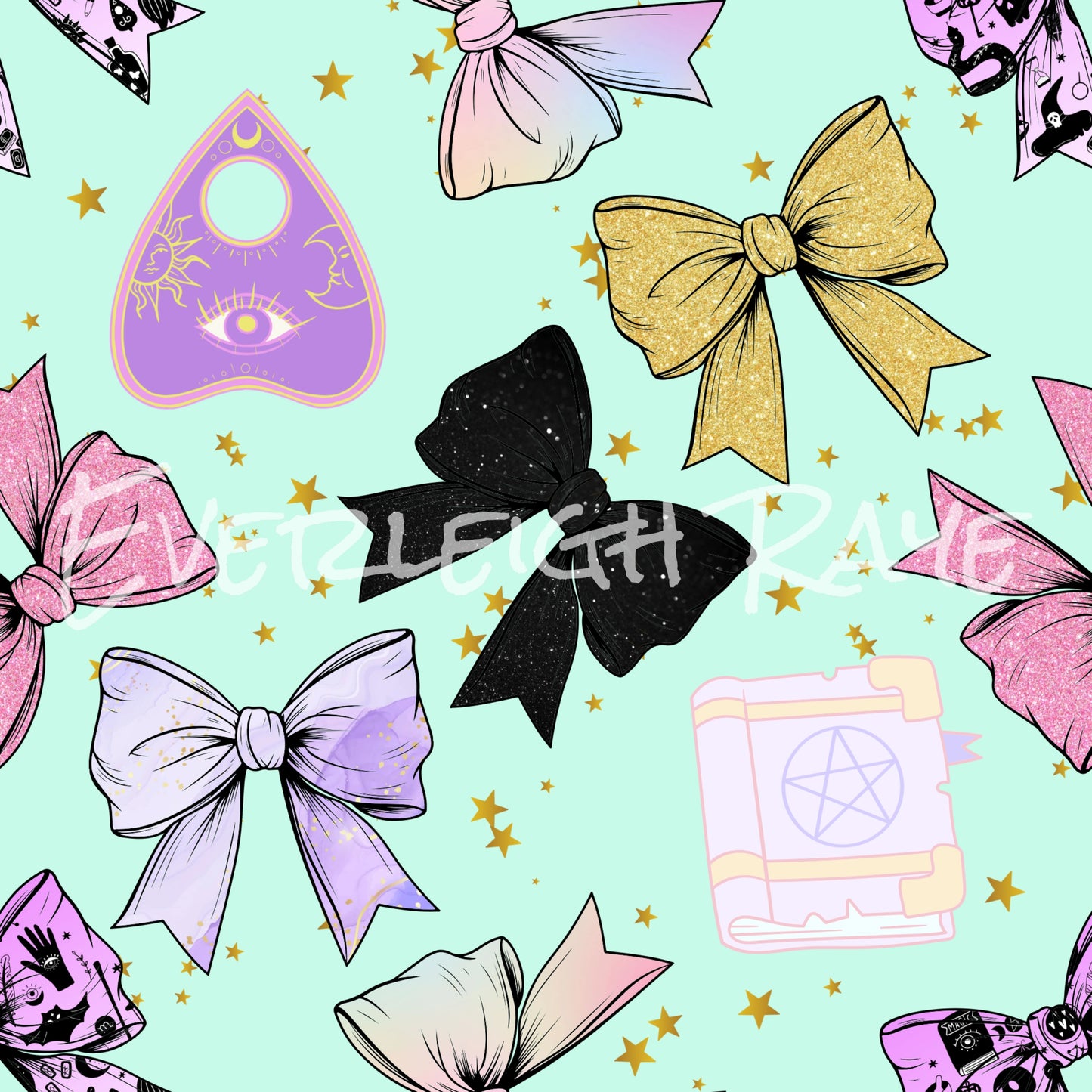 Pastel witchy bows