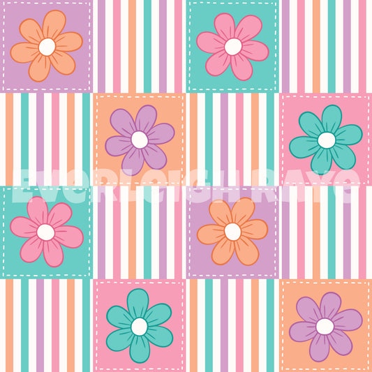 Spring Floral checks