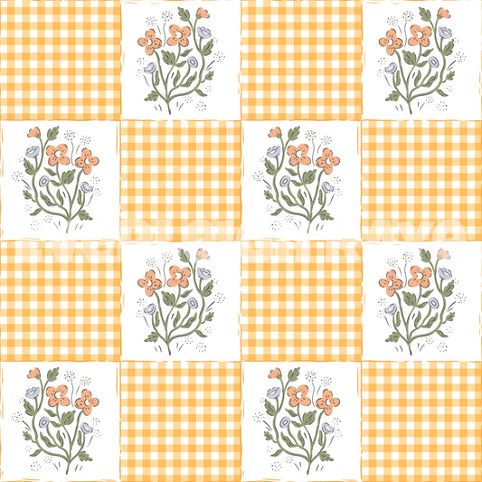 Spring gingham checks