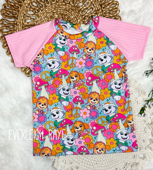 4T Nirvana Raglan (Hemmed)