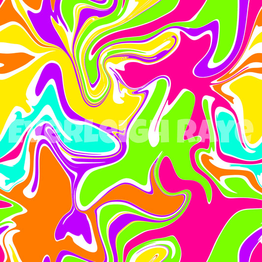 Neon swirl