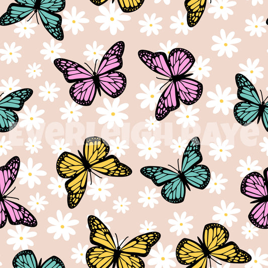 Floral butterflies