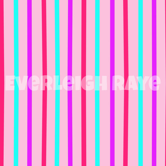 Summer flower stripes