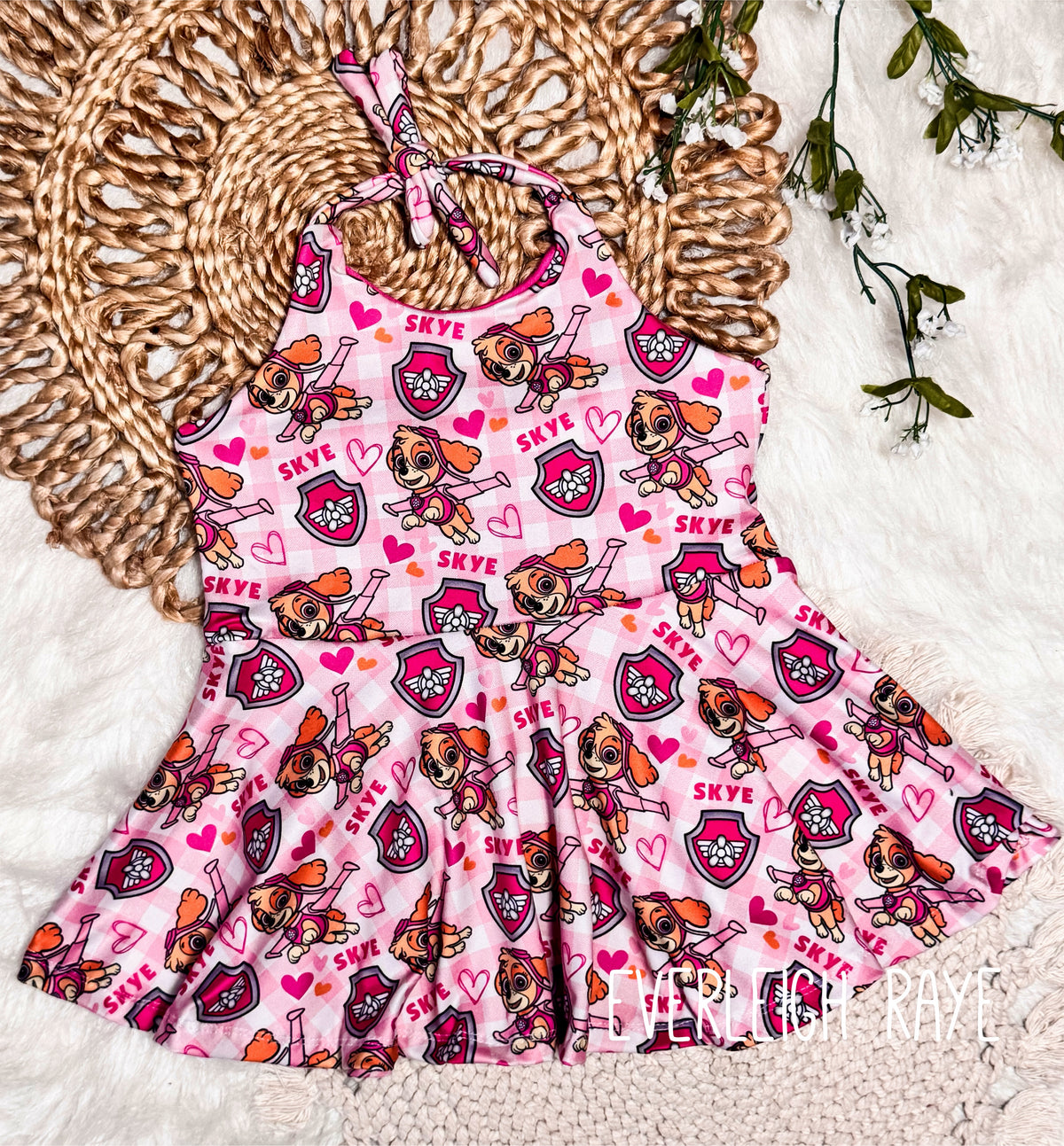 4T Halter Brielle peplum