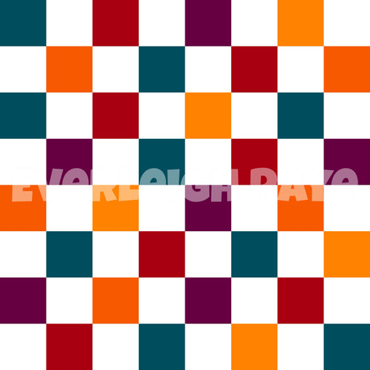 LDD fall floral checks