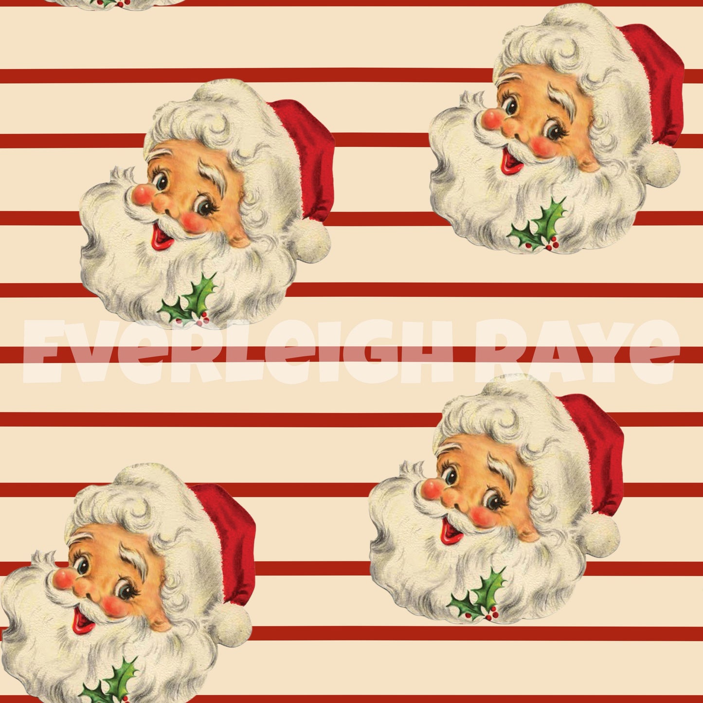 Red vintage Santa