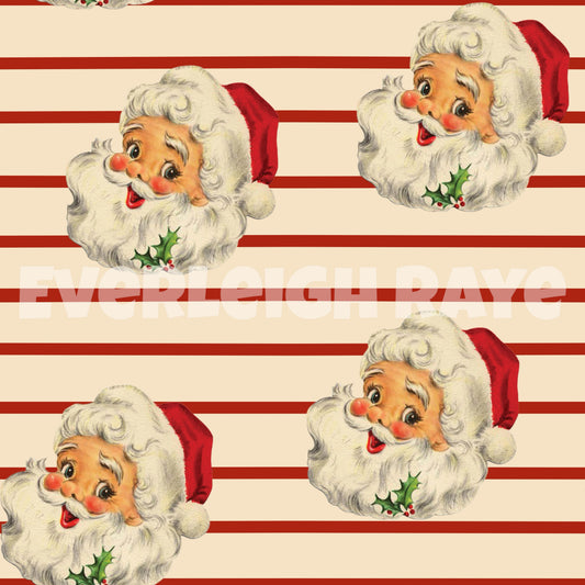 Red vintage Santa
