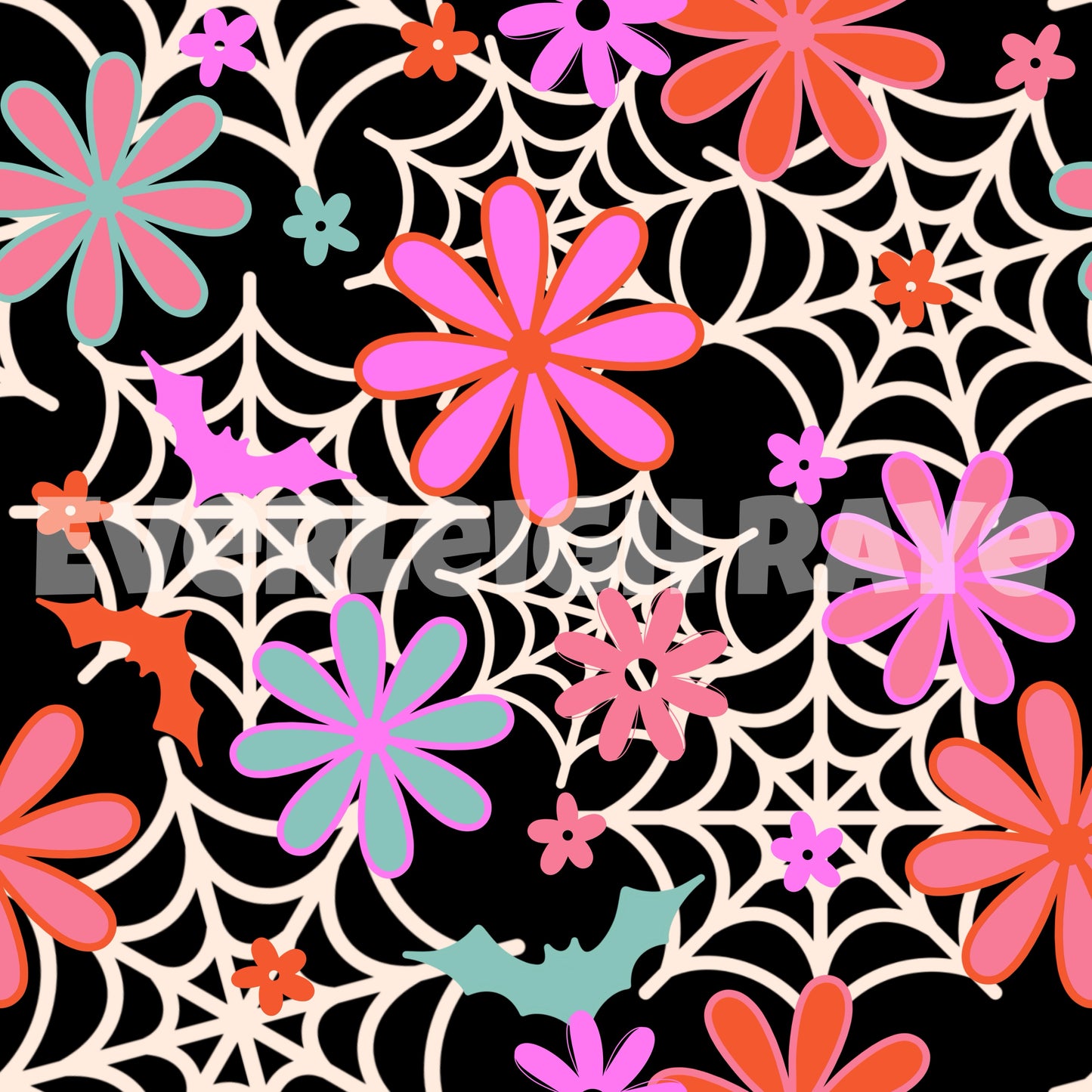 Girly Halloween webs