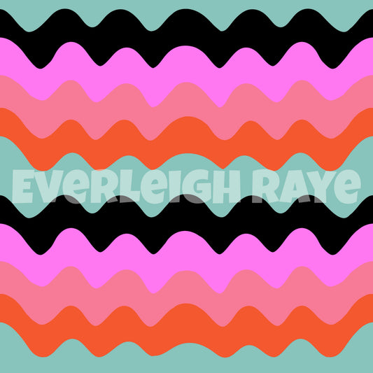 Girly Halloween waves