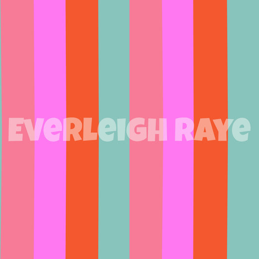 Girly Halloween stripes