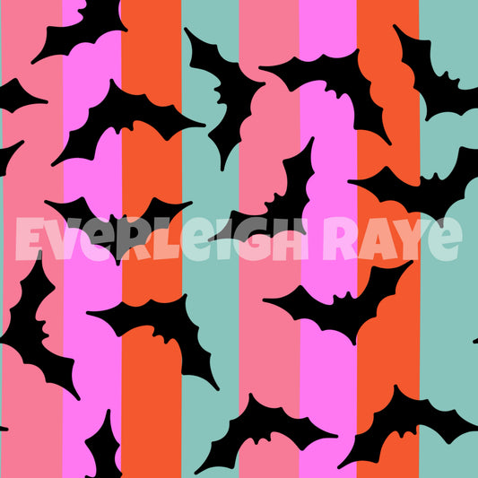 Girly Halloween bats
