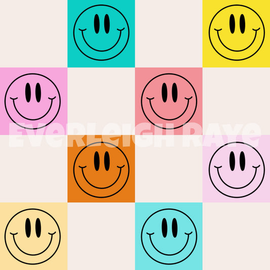 Checkered smileys