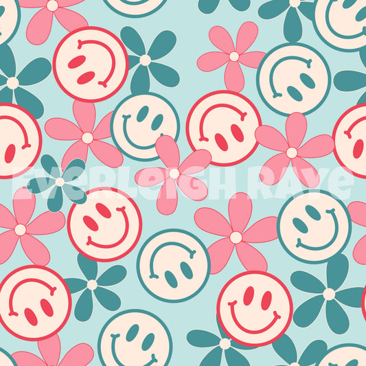 Floral smileys