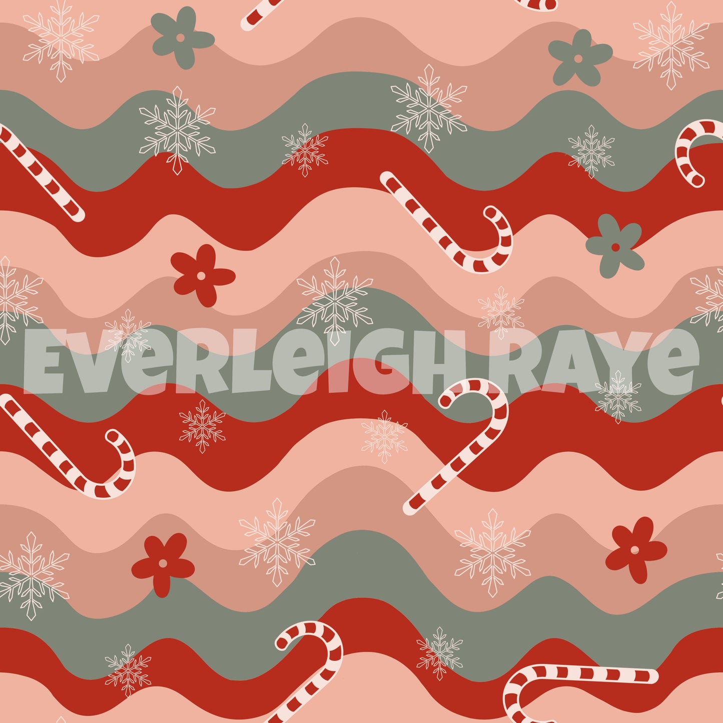 Wavy candy canes