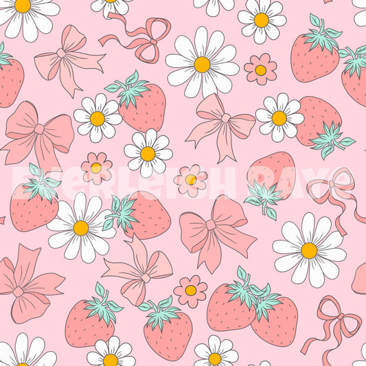Strawberries & Bows