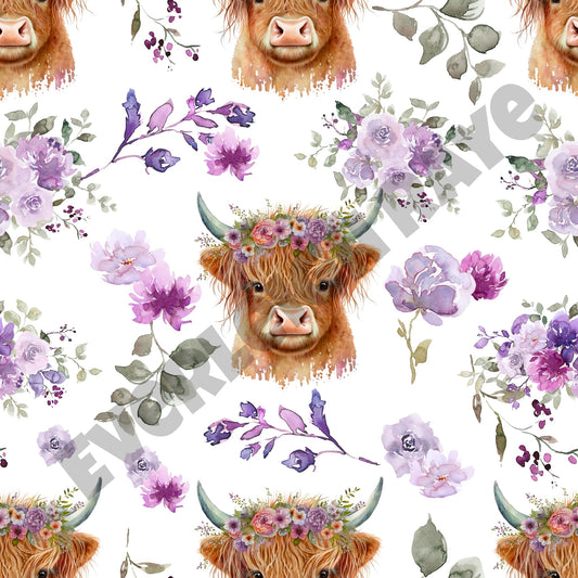 Lavendar floral Highland