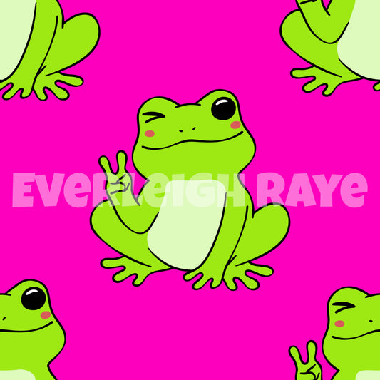 Neon frogs