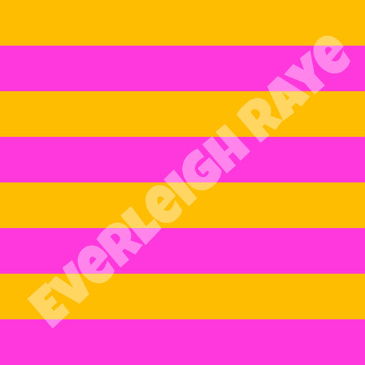 Neon magenta/orange stripes