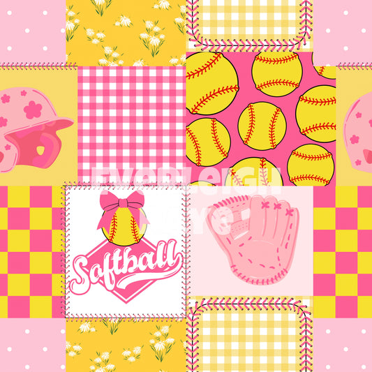 Softball patchwork