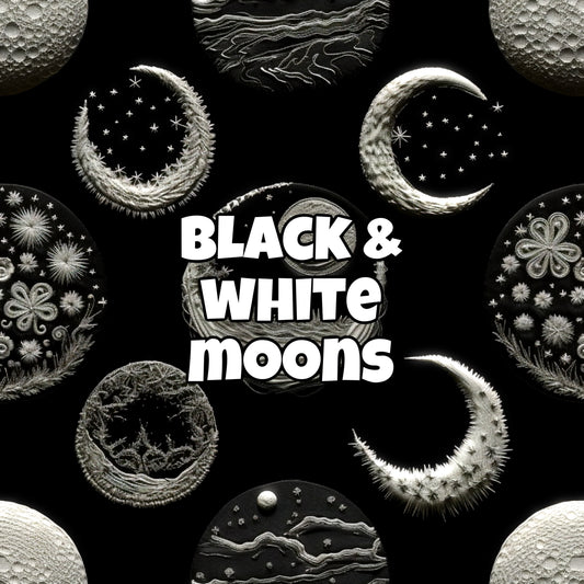 BLACK & WHITE MOONS