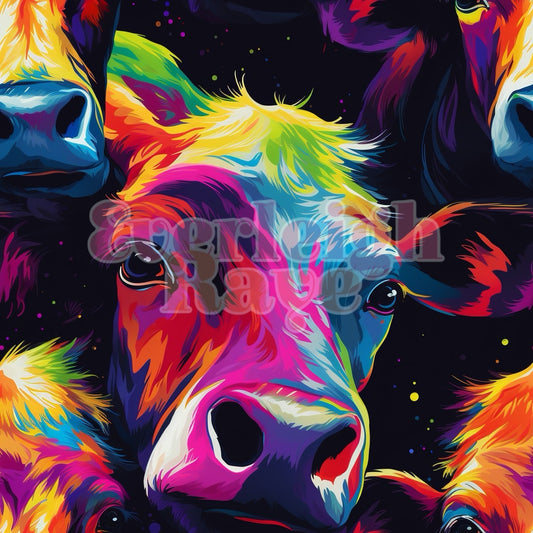 Neon cow