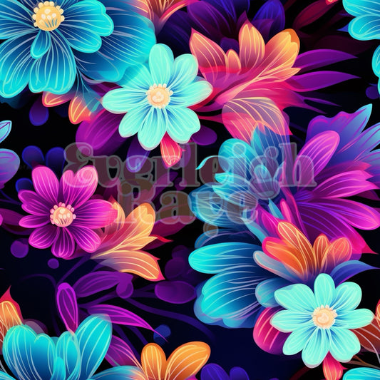 Neon floral-5