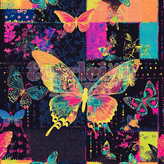 Neon butterfly