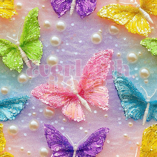 Glitter butterfly-3