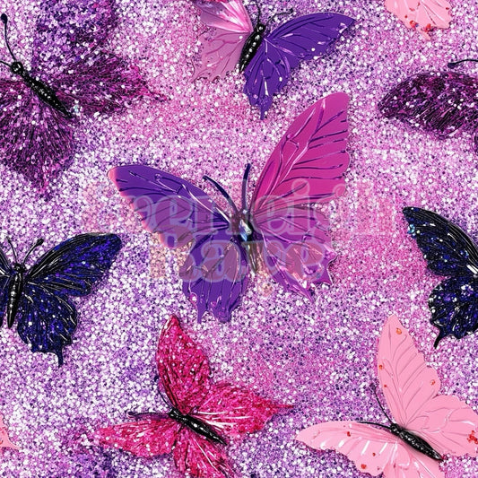 Glitter butterfly-2