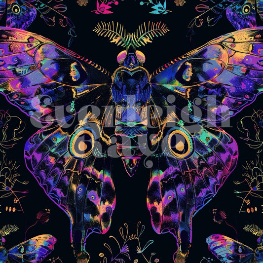 Neon moth