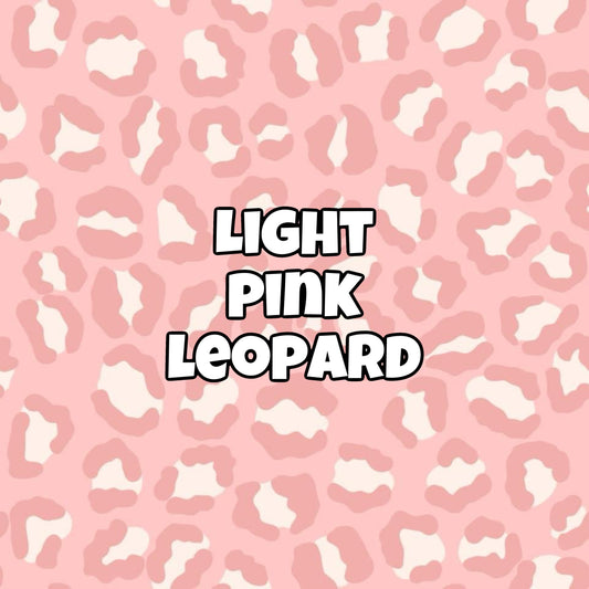 LIGHT PINK LEOPARD