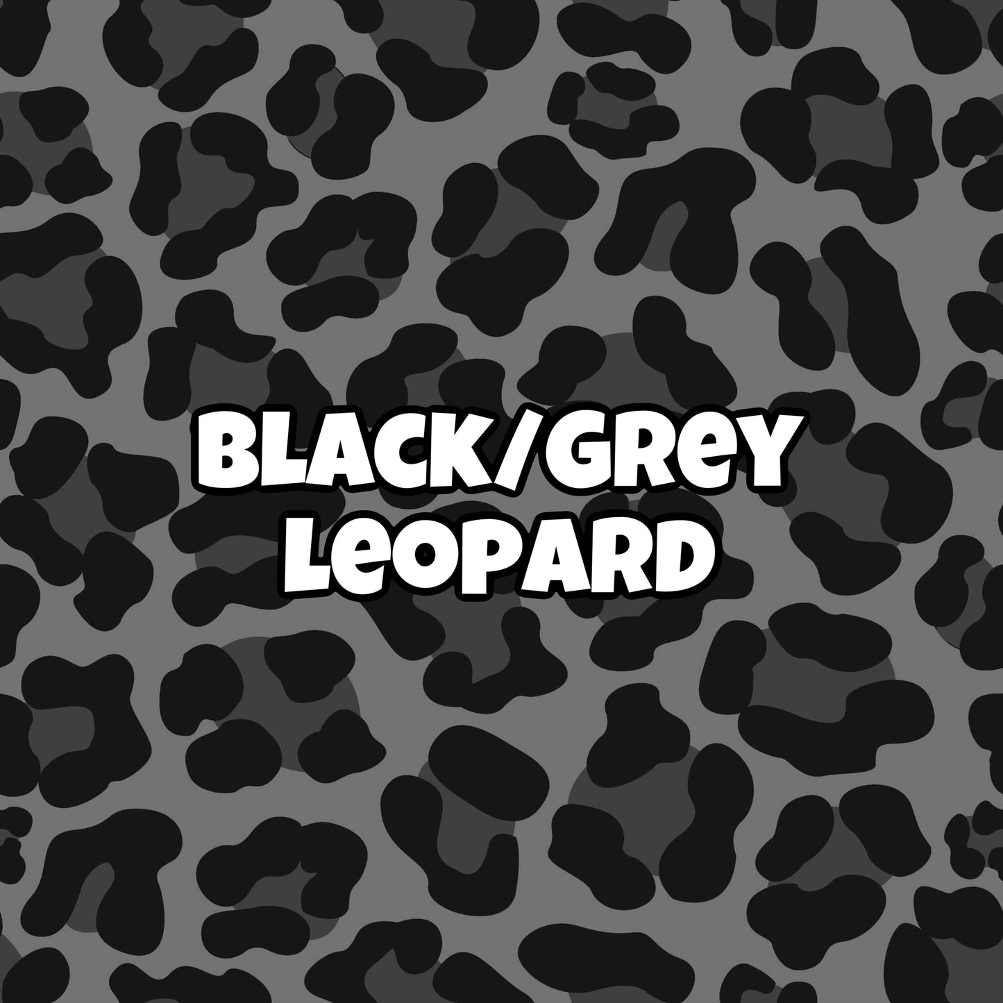BLACK/GREY LEOPARD