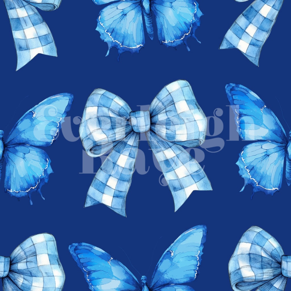 Blue Bows & butterflies
