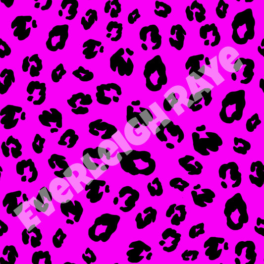 Neon Pink Leopard