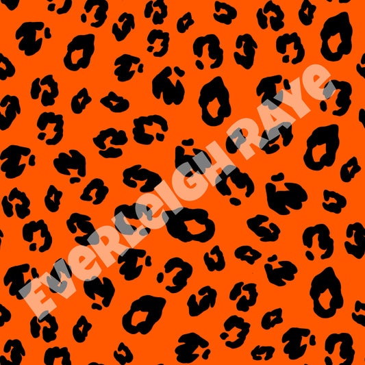 Neon Orange Leopard