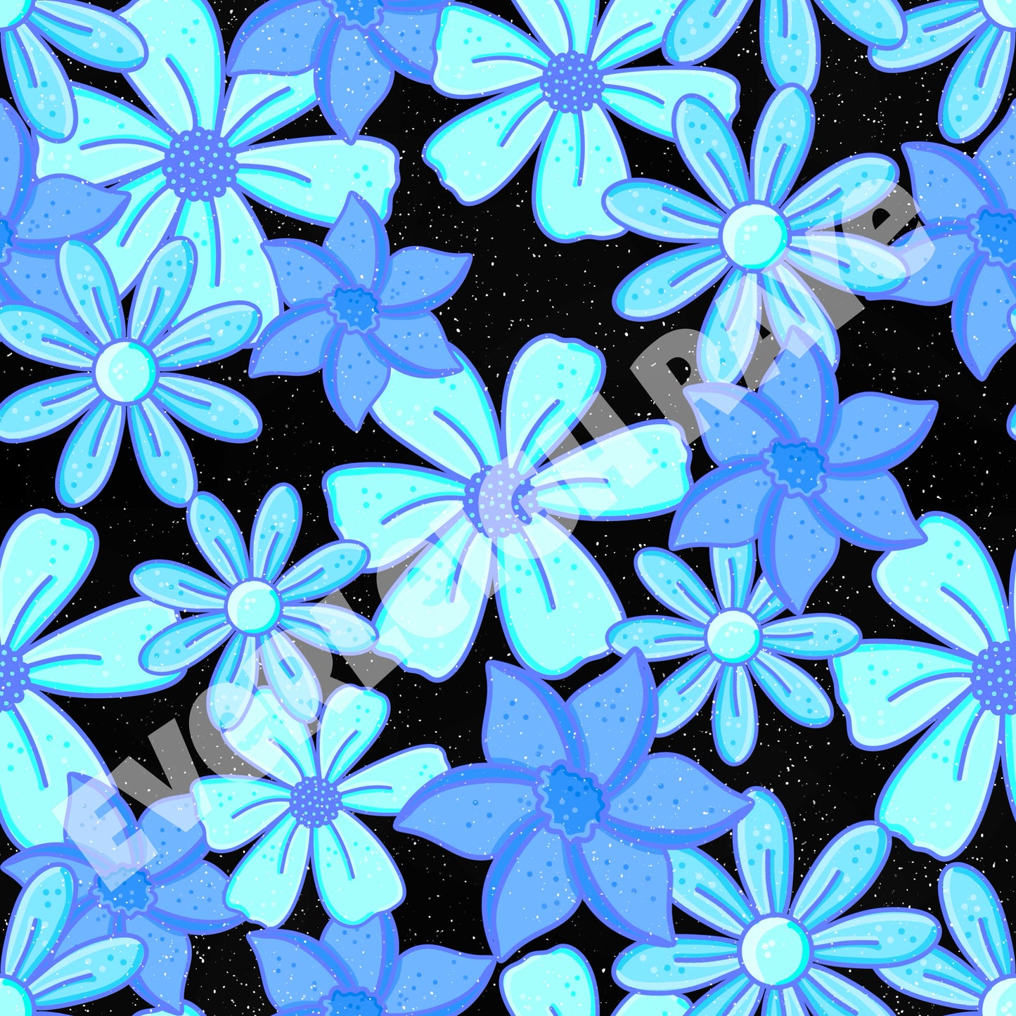 Blue flowers