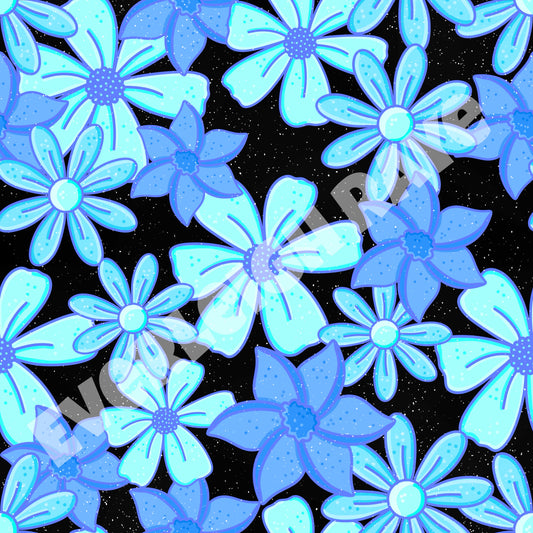 Blue flowers